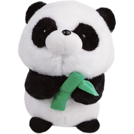 Wabjtam Panda Bamse Plysdyr Plys Med Bambus Legetøj Blød Fødselsdagsgave Til Børn Piger Drenge 9 Tommer