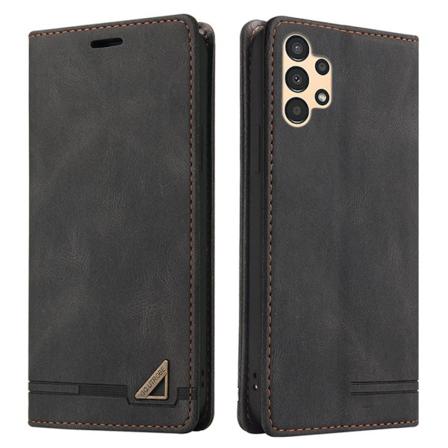 Samsung A13 4g Gq.utrobe Plånboksfodral I Pu-läder - Svart Svart