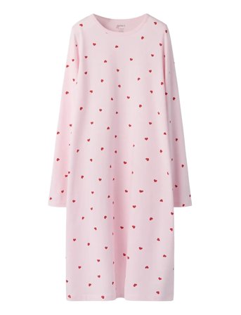 name it Nkfnightgown Hearts Noos - Pink - 146-152