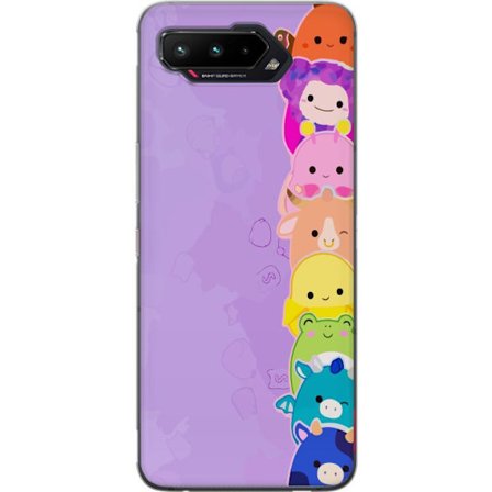 Yhteensopiva Puhelinkuori Asus ROG Phone 5 Tumma siluetti Jeesuksesta, jolla on orjantappurakruunu mustaa taustaa vasten, voimakkaassa kontrastissa ja