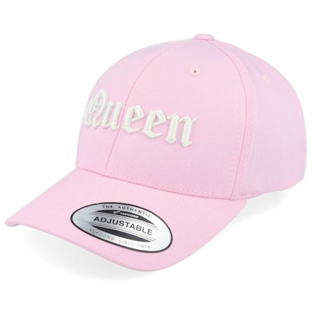 Kiddo Cap - Rose adjustable Casquette - Kids Queen Old English 3d Pink Adjustable @ Hatstore