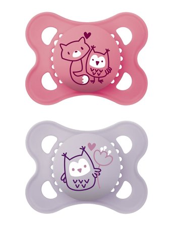 MAM | Mam Original 0-6M Silicone Pink | 0-6M