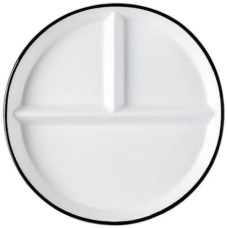 Keramisk Tallerken Delt Tallerken Dessert Salat Tallerken Middagstallerken Matserveringstallerken