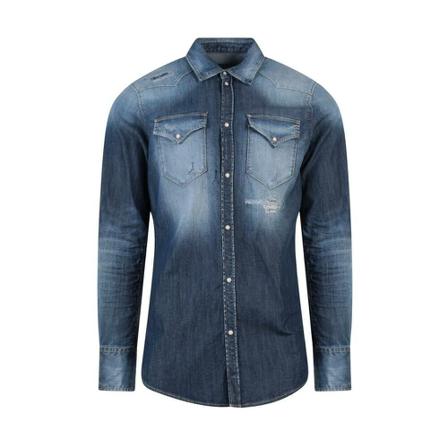 Dsquared2 Denim Shirts Blå, Herre Skjorter