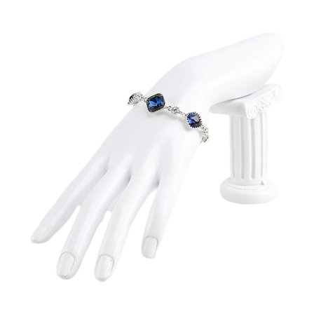 Resin Mannequin Hånd Finger Handsker Ringe Armbånd Armring Ur Smykke Display Stand Organizer Holder Opbevaringsholder