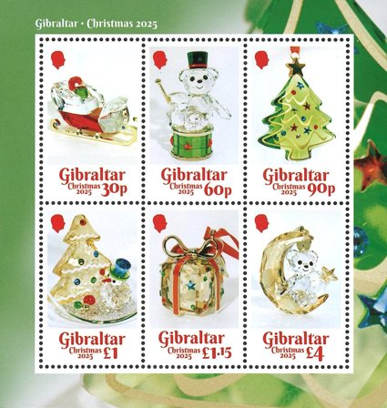 Gibraltar - Julen 2025 - Postfrisk miniark