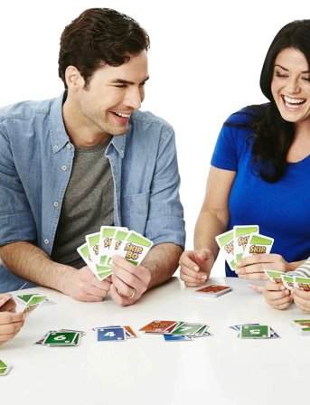 Mattel Games Games Skip-Bo Card Game For Kids, Adults & Families, Color Blind Accessible Deck For 2 To 6 Players - Multi/patterned - ONE SIZE