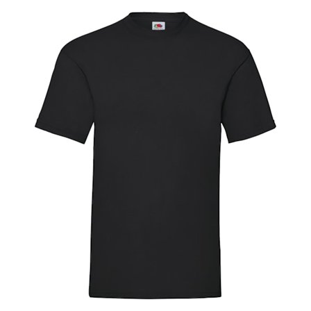 Fruit Of The Loom Mens Valueweight Kortärmad T-shirt S Svart