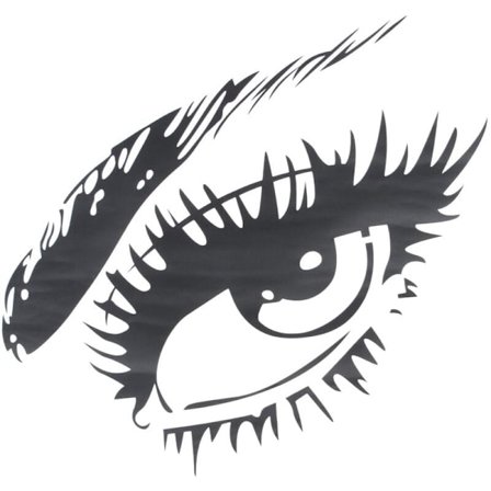 Seksi silmäkuvioiset seinätarrat kodin ja olohuoneen sisustukseen Irrotettava tarra / Seinätarrat / seinäkoriste