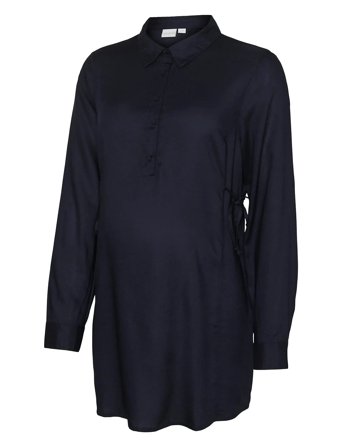 Mlebba Lia L/S Wo Tunic 2F Navy Mamalicious