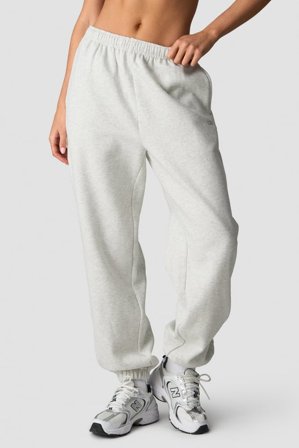 ICANIWILL - Everyday Sweatpants Wmn White Melange - Hosen - Damen - ICIW
