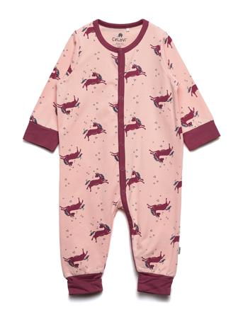 Nightsuit Ls -Aop Pink CeLaVi