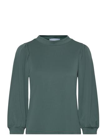 Helene Tee Blouses Sweat-shirts Blå Minus*Betinget Tilbud