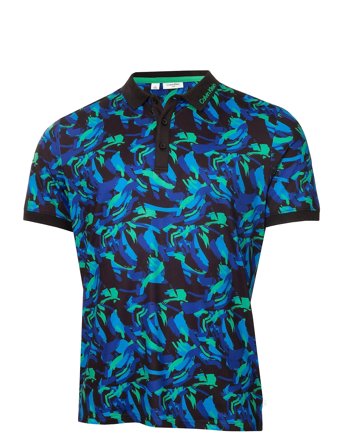 Calvin Klein Golf | Brushstroke Print Polo | XL