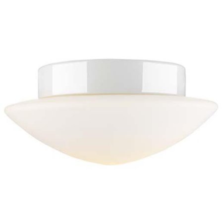 Ifö Electric Solhem Takarmatur 13W, IP44, rak Vit, Belysning