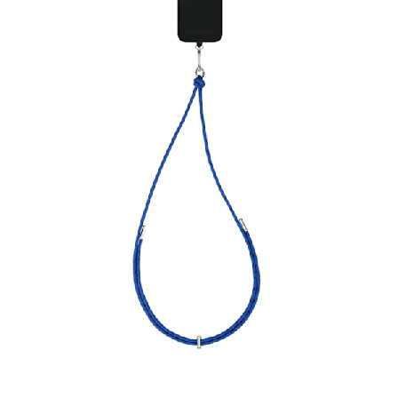 Cord Phone Strap Cobalt Blue