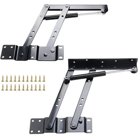 1 par lyftbord för soffbord, soffbordshårdvara, fjäder