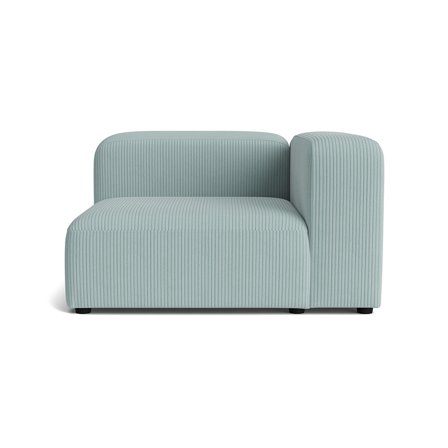 Milo chaiselong, højrevendt - Lincoln Pastel Blå - 130x130x72 - Sofa, chaiselong
