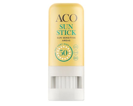 ACO Sun Stick SPF 50+ 8 g, Skincare, Solcreme, Solcreme Til Ansigtet