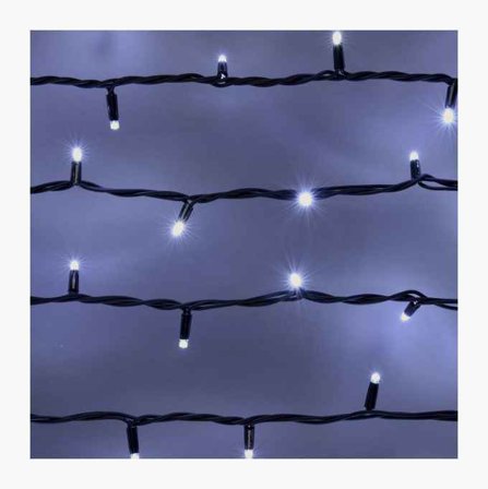 Biltema - Lysslynge 200 LED kaldhvit 21 5 m svart utbyggbar