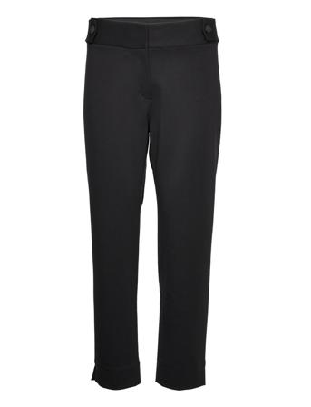 Ponte Crop Pant W Slits Black Michael Kors