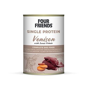 Four Friends Dog Single Protein Vension & Sweet Potato, 400g