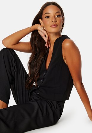 Object Collectors Item Cecilie Tailored Vest Black Klær