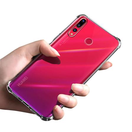 Praktiskt Skyddsskal (tjocka Kanter) - Huawei P30 Lite Transparent/genomskinlig