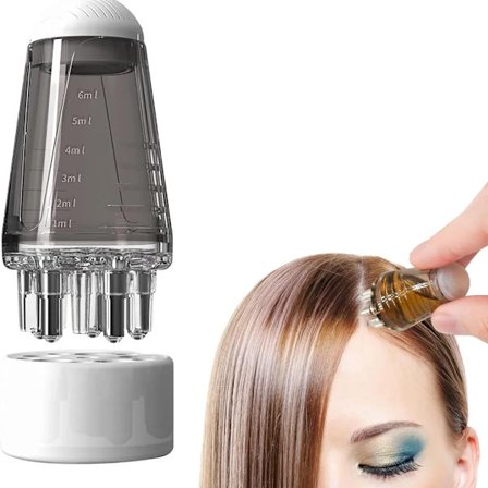 6ml Hårbotten Applikator Mini Head Massager Roller Ball Brush Hår Growth Eterian Oil