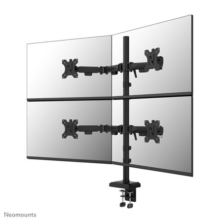 Neomounts by Newstar Neomounts NERO Quadruple monitor arm 10-32IN Black