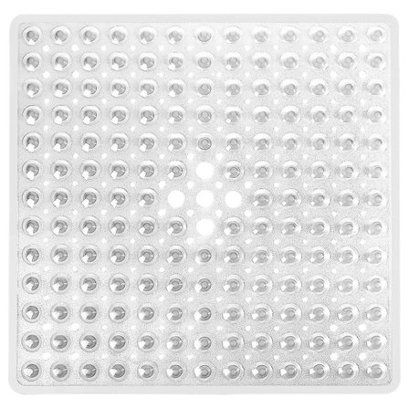 Firkantede Brusematte Antislip Badematte Anti-Muld Badematte Med Sugeskåle Sikkerhed Badeværelsesmatte Rubb