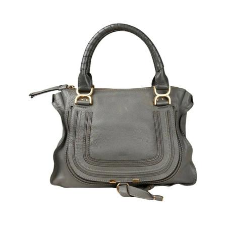 Chloé Pre-owned, Pre-owned Shoulder Bags Grijs, Dames, Maat:ONE Size,leer