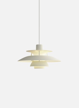 PH 5 mini taklampe Ø30 - monochrome pale pewter