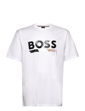 Tiburt 410 T-shirts Short-sleeved Hvit BOSS*Betinget Tilbud