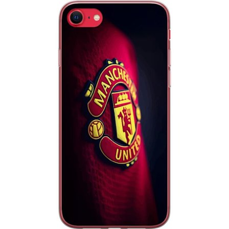 Yhteensopiva Puhelinkuori Apple iPhone SE (2022) Manchester United jalkapallojoukkue Englanti Premier League hyökkäävä jalkapallo vahva profiili suuri