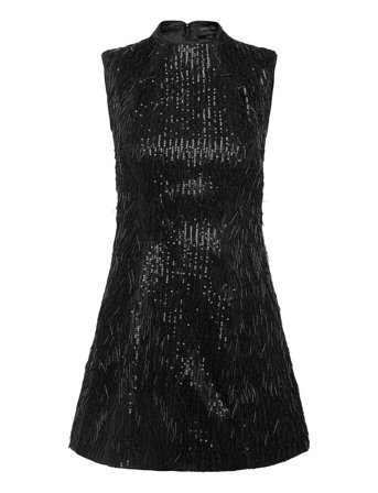 Bardot Christa Hourglass Mini Dress - Black - 34