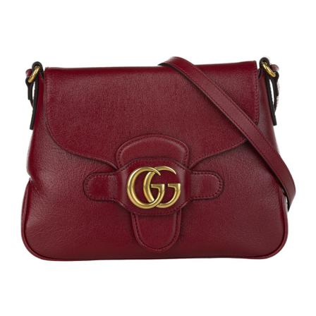 Gucci Vintage, Pre-owned Arli Leather Crossbody Bag Rood, Dames, Maat:ONE Size