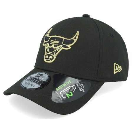 New Era - Chicago Bulls Black And Gold 9FORTY Black Adjustable Adjustable Black Cap - NBA @ Hatstore