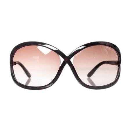 Tom Ford Pre-owned, Pre-owned Plasticsunglasses Bruin, Dames, Maat:ONE Size