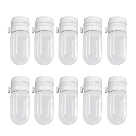 10 st Bärbara 2 ml Glasflaskor Bekväma för Parfym och Eteriska Oljor