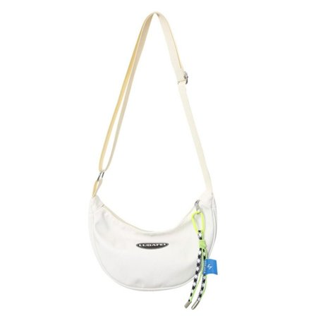 Sling Dumpling Bag Axel Handväskor VIT