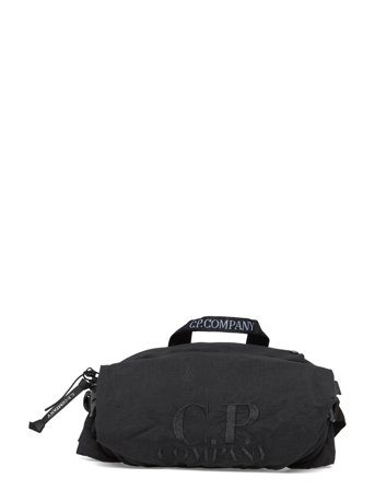 C.P. Company Plain Paper Touch Logo Waistbag - Black - ONE SIZE