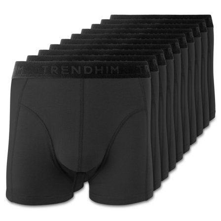 FreeFeel | 10-Pack Black Bamboo Boxer Briefs for Men - Bamboo Boxers