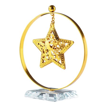 2023 Julepynt Glitrende Julestjerne Juletrepynt, Gull Juletrepynt Juletrepynt