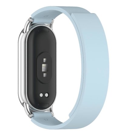 Til Xiaomi Smart Band 10 Silikonerem Magnetisk Udskiftningsurrem Blå