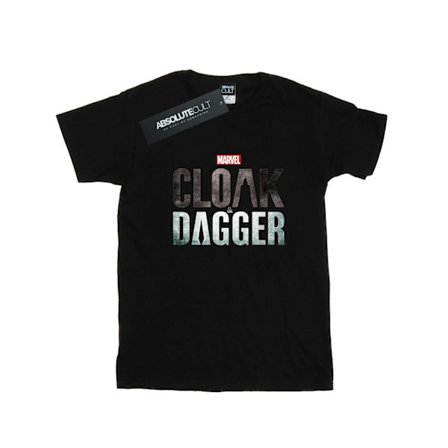 Marvel Cloak And Dagger Logo T-shirt M Svart