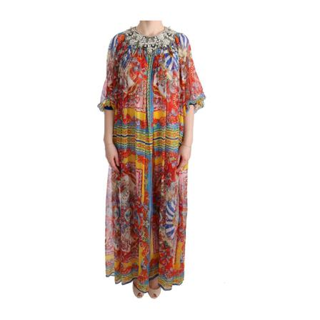 Dolce & Gabbana, Carretto Tunic Dress Rood, Dames, Maat:S,multicolor