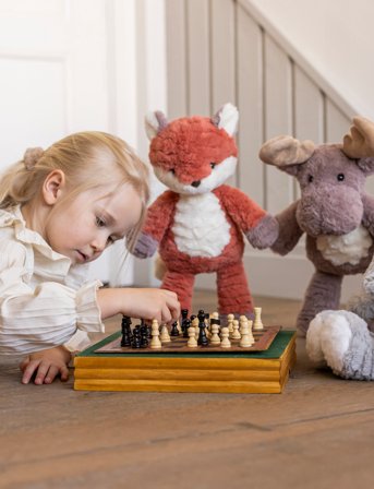 Teddykompaniet Tuffisar, Moose, Ärling - Brown - 40 CM