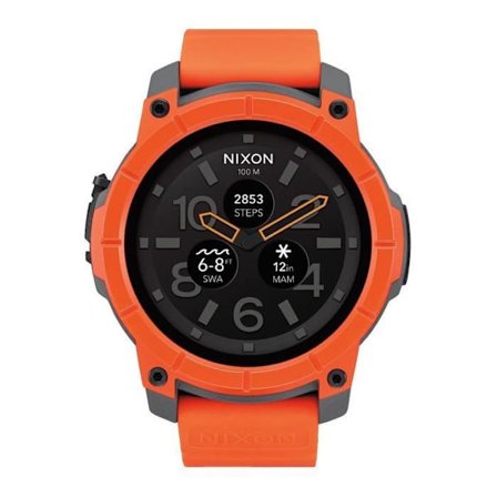 Smartwatch - Nixon - Mission - Orange - Motstånd mot extrema situationer - Anslutet objekt