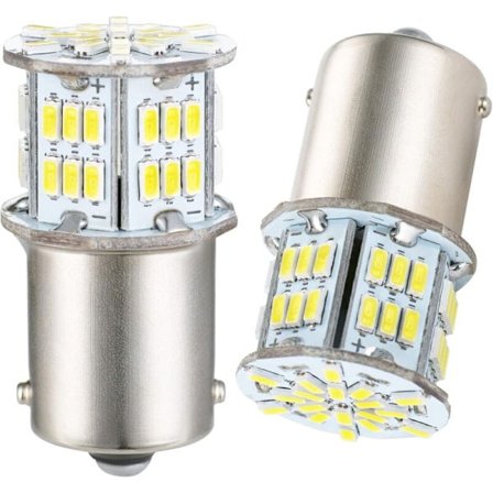 1156 P21W LED-polttimot 54SMD BA15S 7506 1141 LED-polttimo suuntavilkkuihin peruutusvaloihin ohjaus auton sumuvaloon 12V[HK]